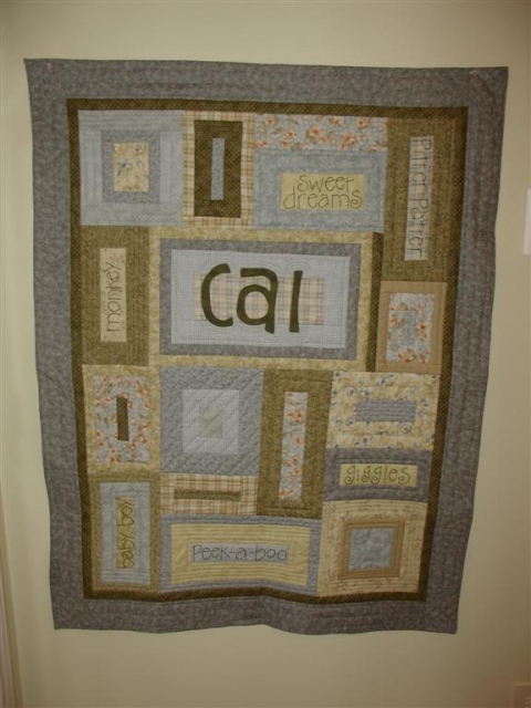 Cai Mason's crib quilt